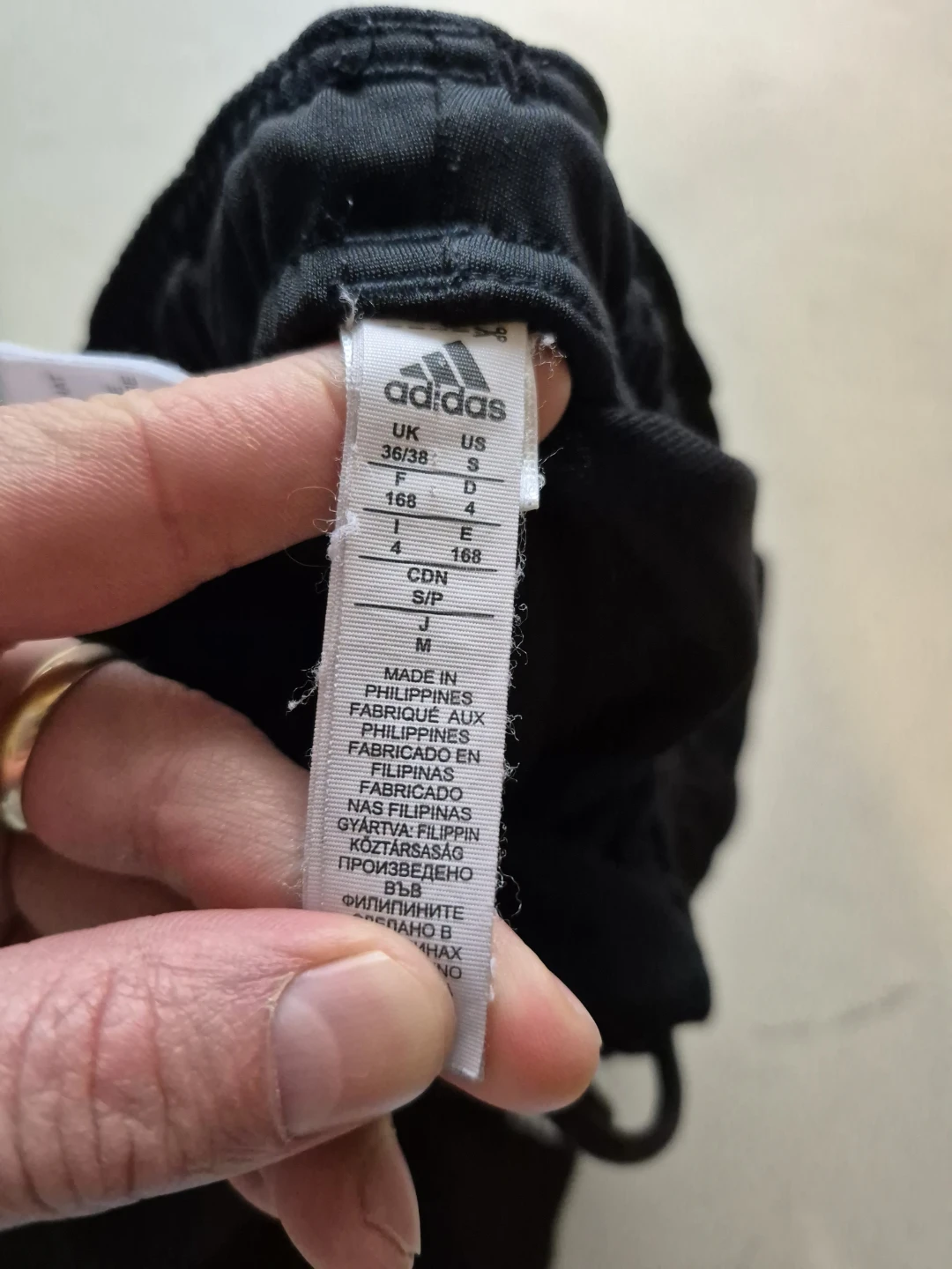 Adidas Black Track Pants - Size S - photo 2