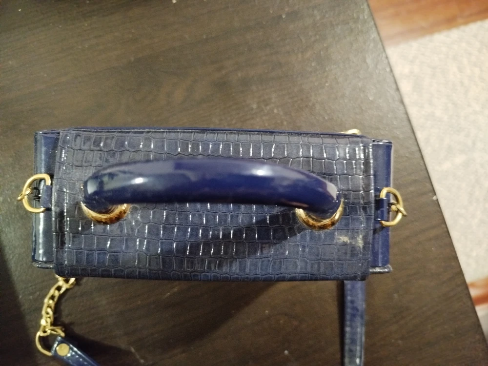 Blue Mini Top Handle Bag - photo 2