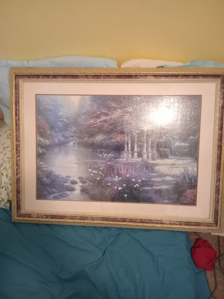 Framed Puzzle Hanging Art Piece image indicator(2)