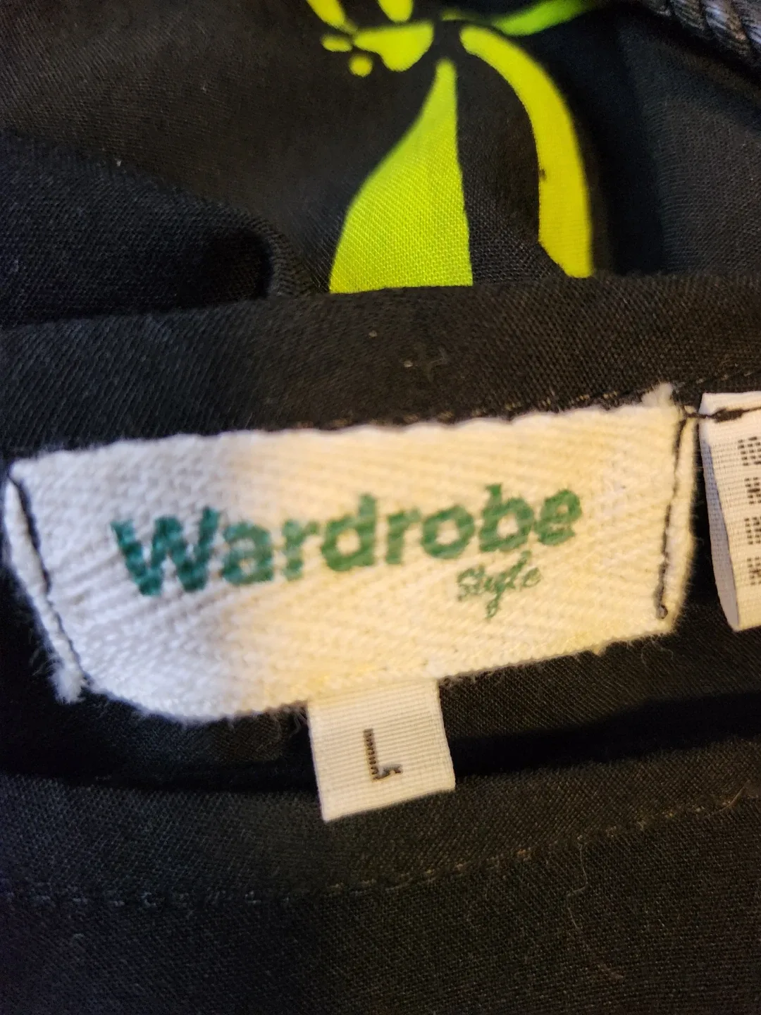 Wardrobe Style Black Dragonfly Print Top - Size L image indicator(2)