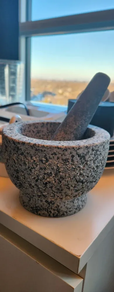 Granite Mortar and Pestle Set