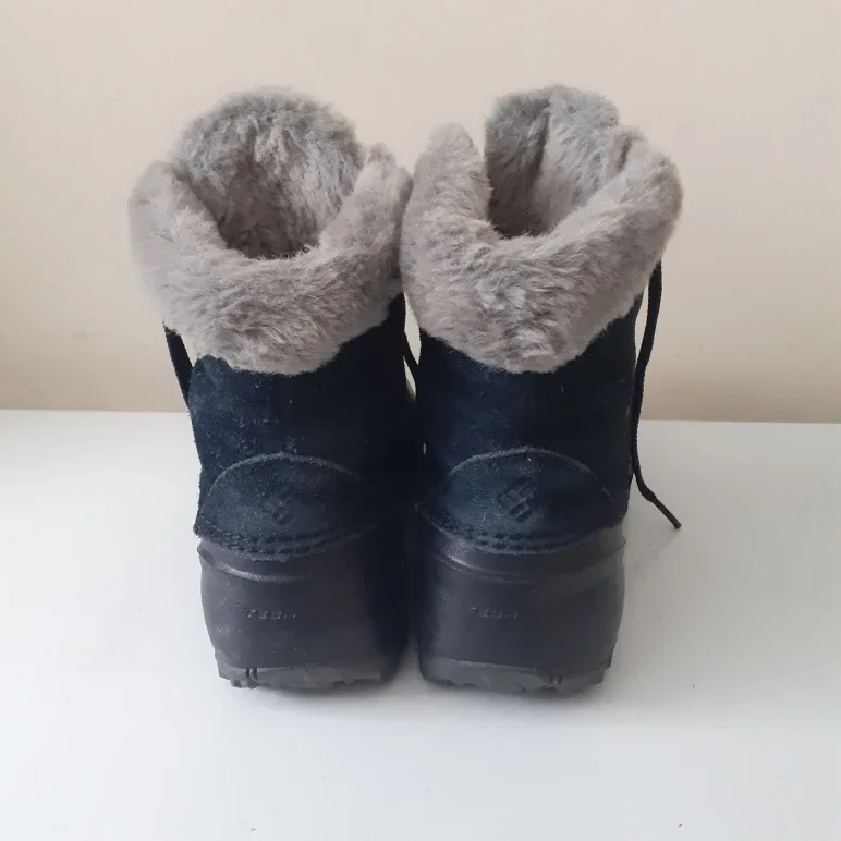 LikeNew~Columbia Black Winter Boots Size 7.5 image indicator(2)