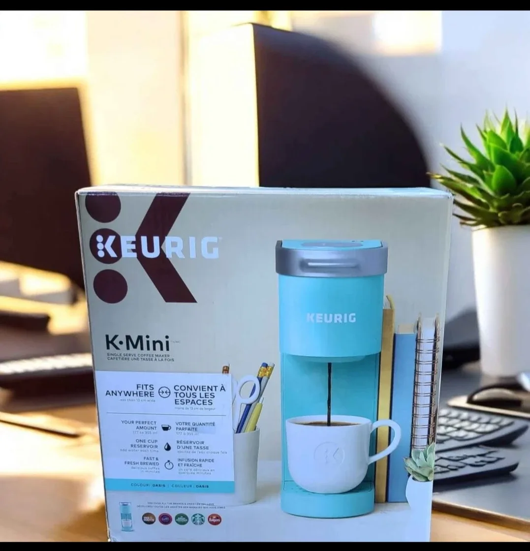 Keurig K-Mini Single Serve Coffee Maker - Oasis Colour #CLEANOUT