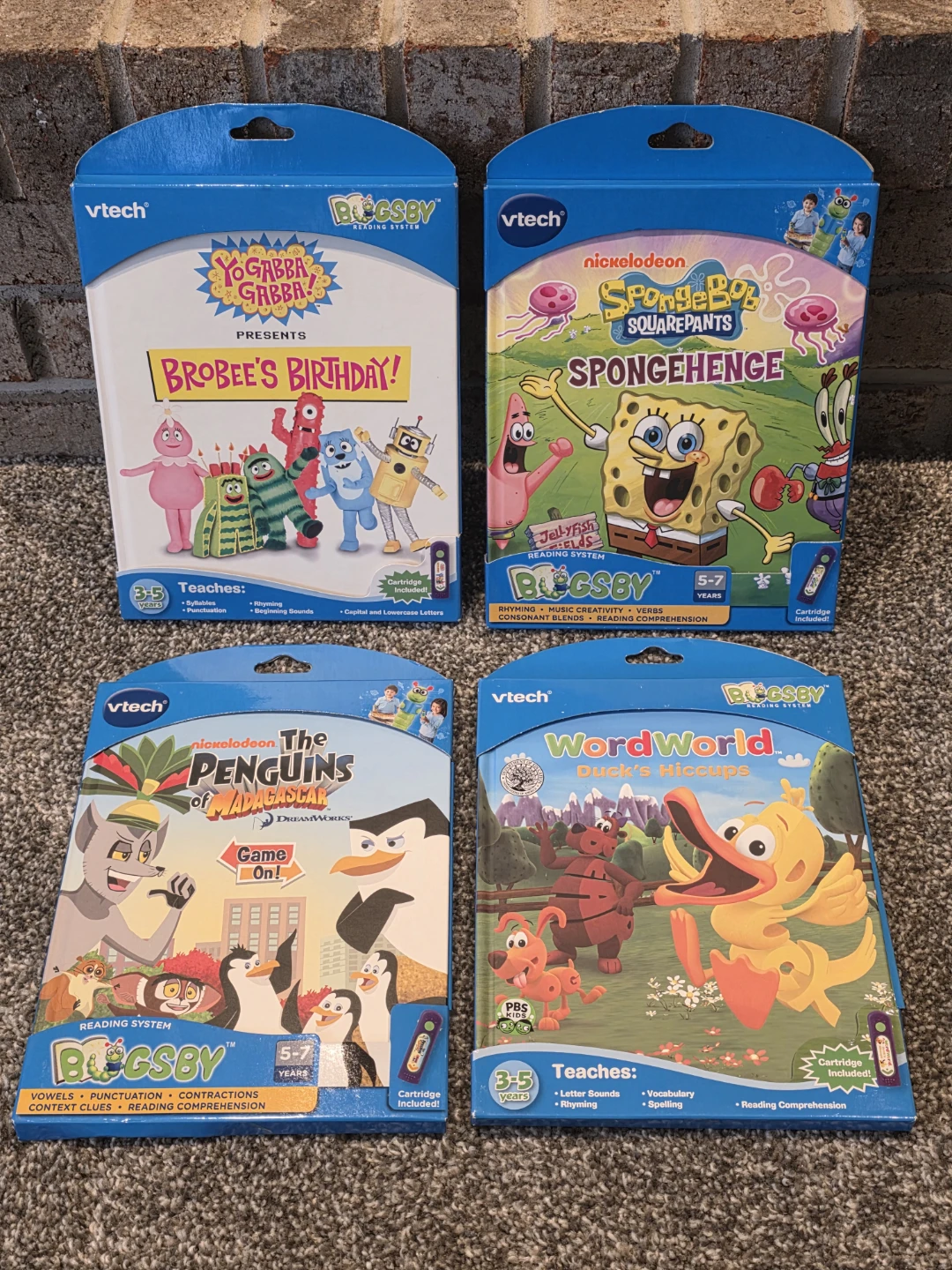 VTech Bugsby Reading System Cartridges