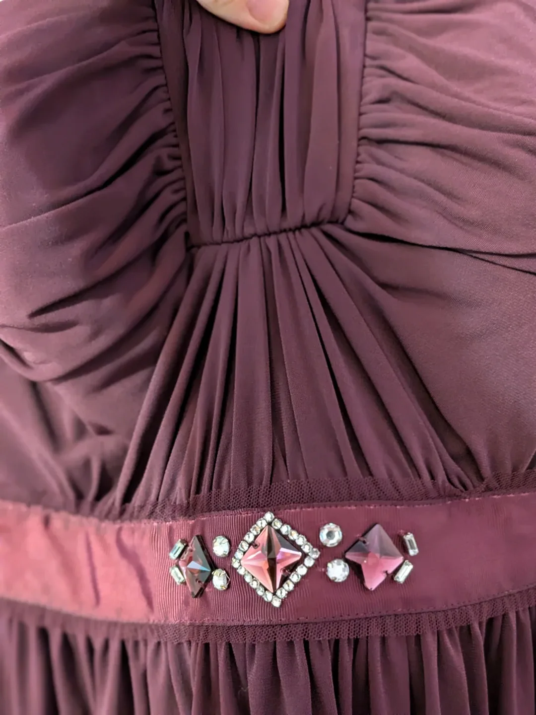 BCBG Paris Gown - Burgundy - Size 8 image indicator(3)