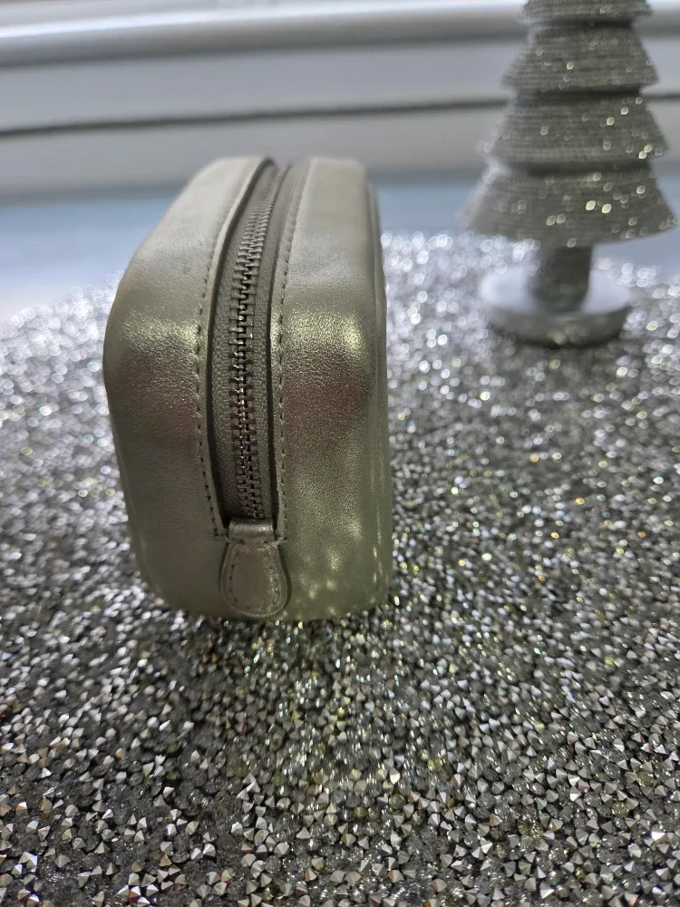 NWT Coach Metallic Silver Wristlet #Cleanout image indicator(3)