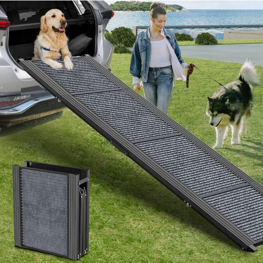 Foldable Pet Ramp - Portable for Cars/SUVs