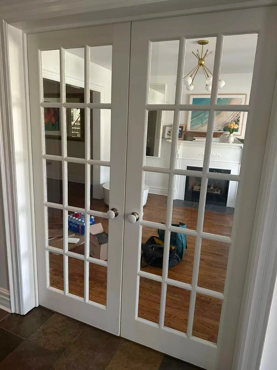 French Doors - Interior