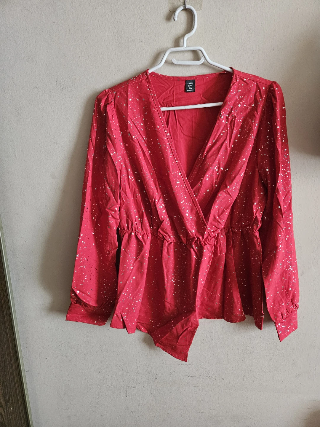 Womens Red Blouse - Size XL
