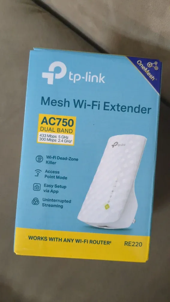 99% New TP-Link AC750 Mesh Wi-Fi Extender
