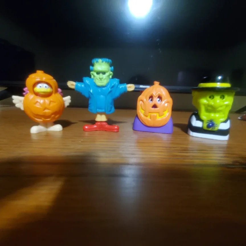 Vintage Halloween Toy Figures Lot