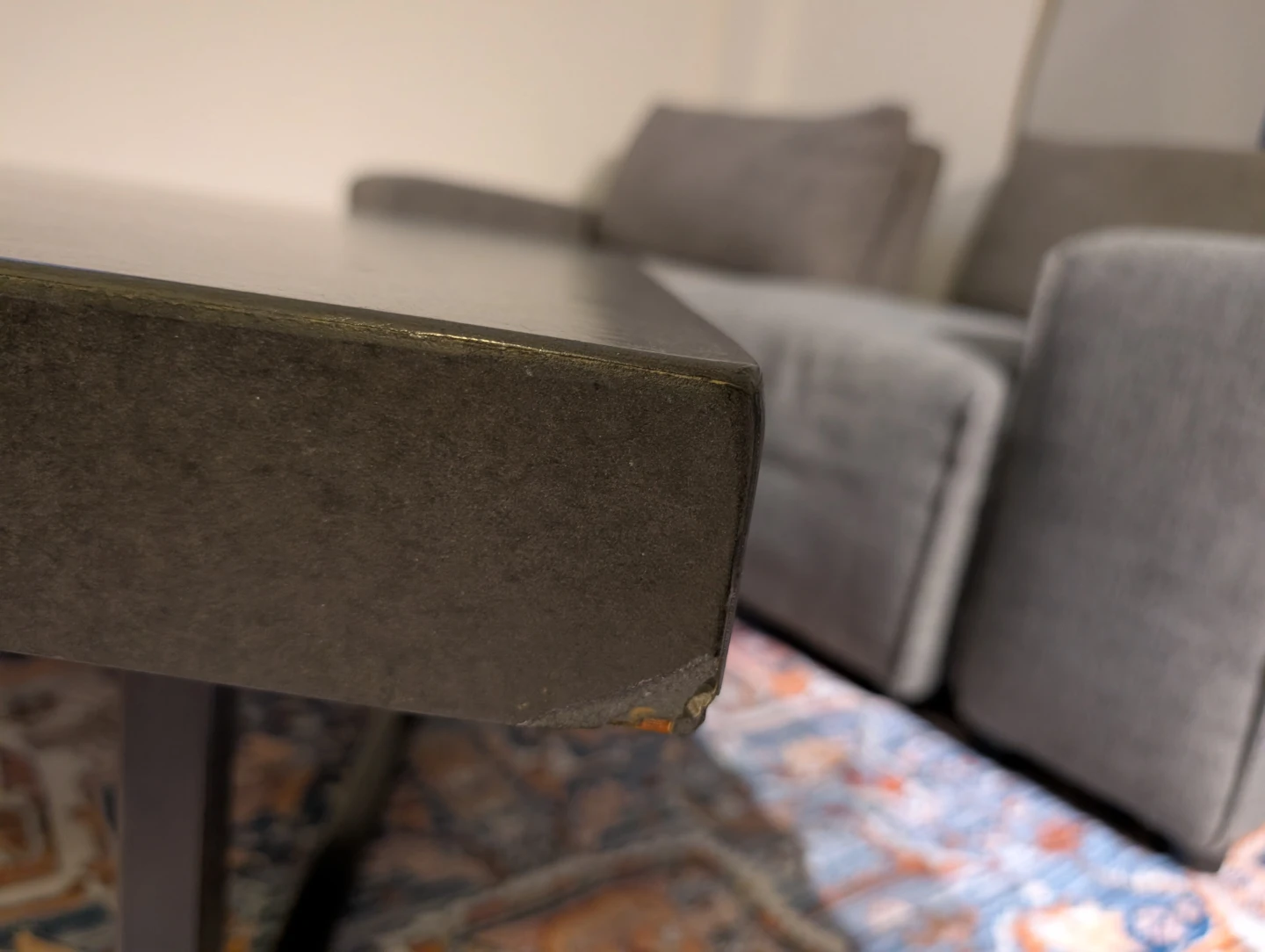 Dark Grey Square Coffee Table - photo 3