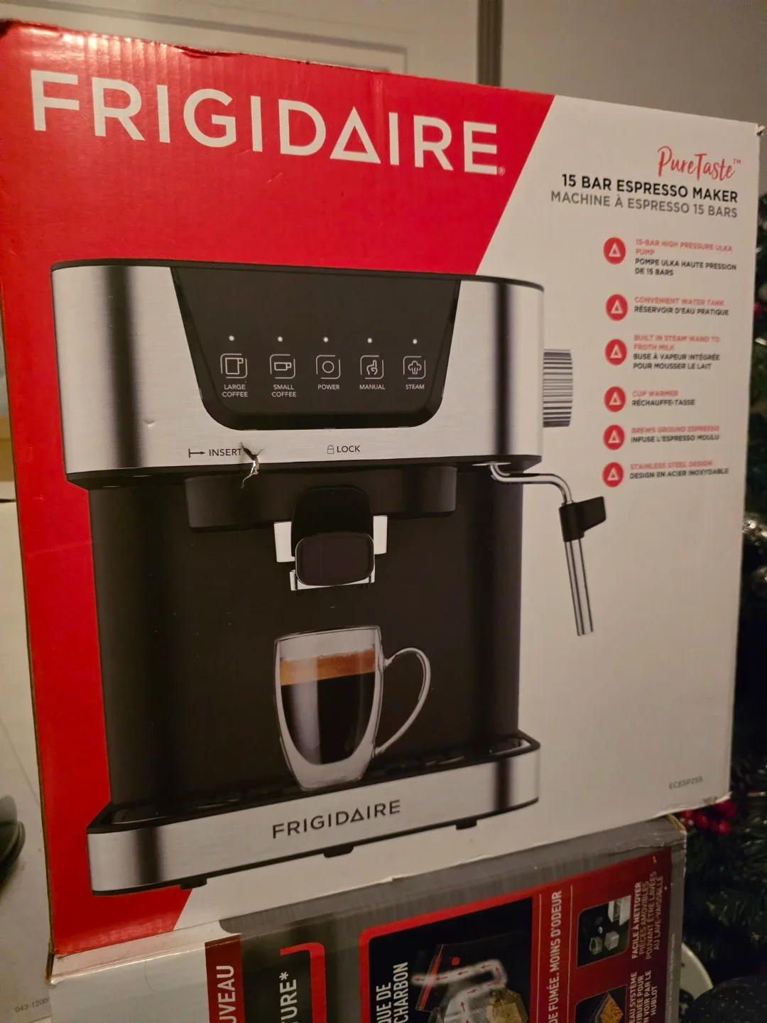 Frigidaire PureTaste 15 Bar Espresso Maker - New in Box!