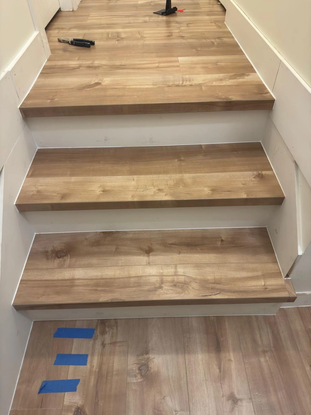 Custom stair nosing laminate, vinyl, and hardwood floor