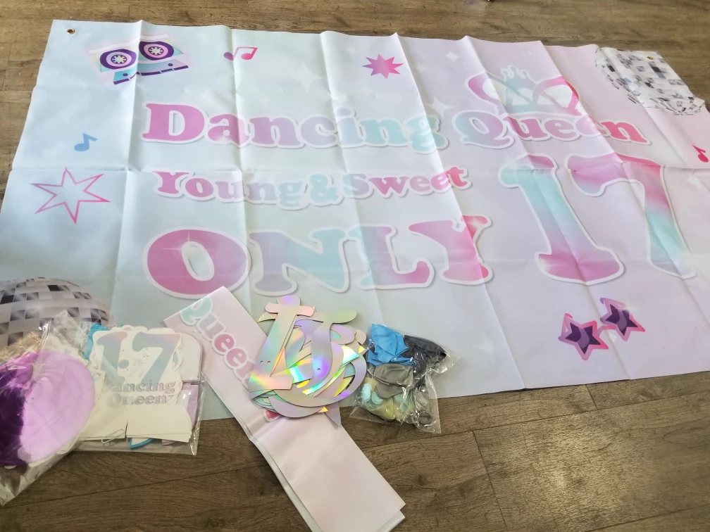 Dancing Queen 17th Birthday Party Decorations