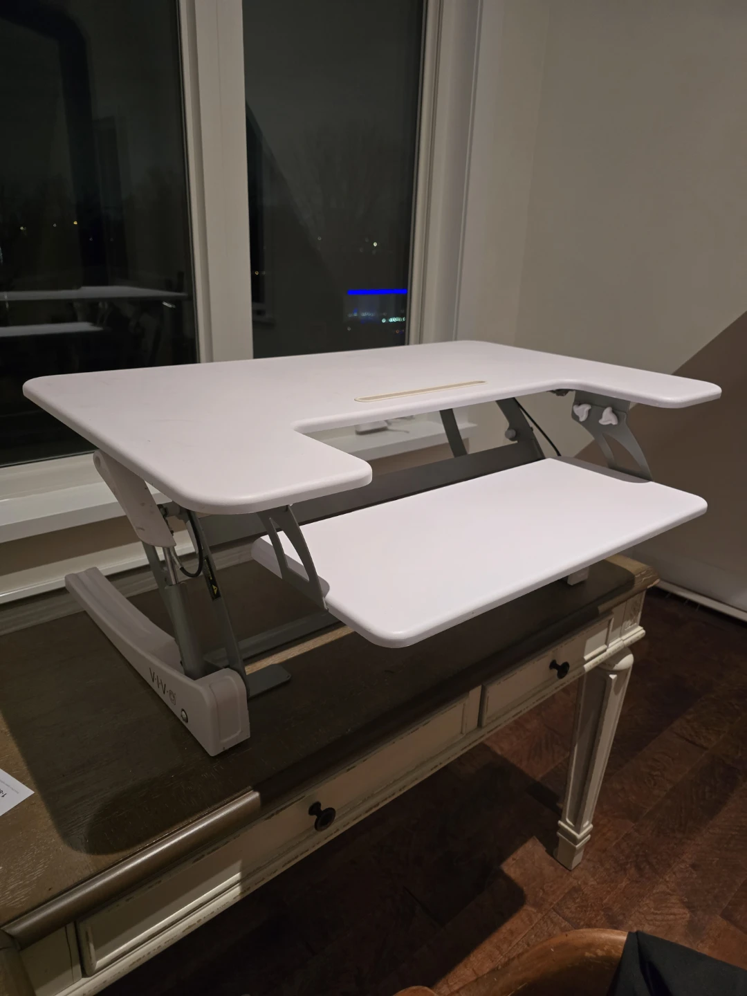 VIVO White Standing Desk Converter - photo 3
