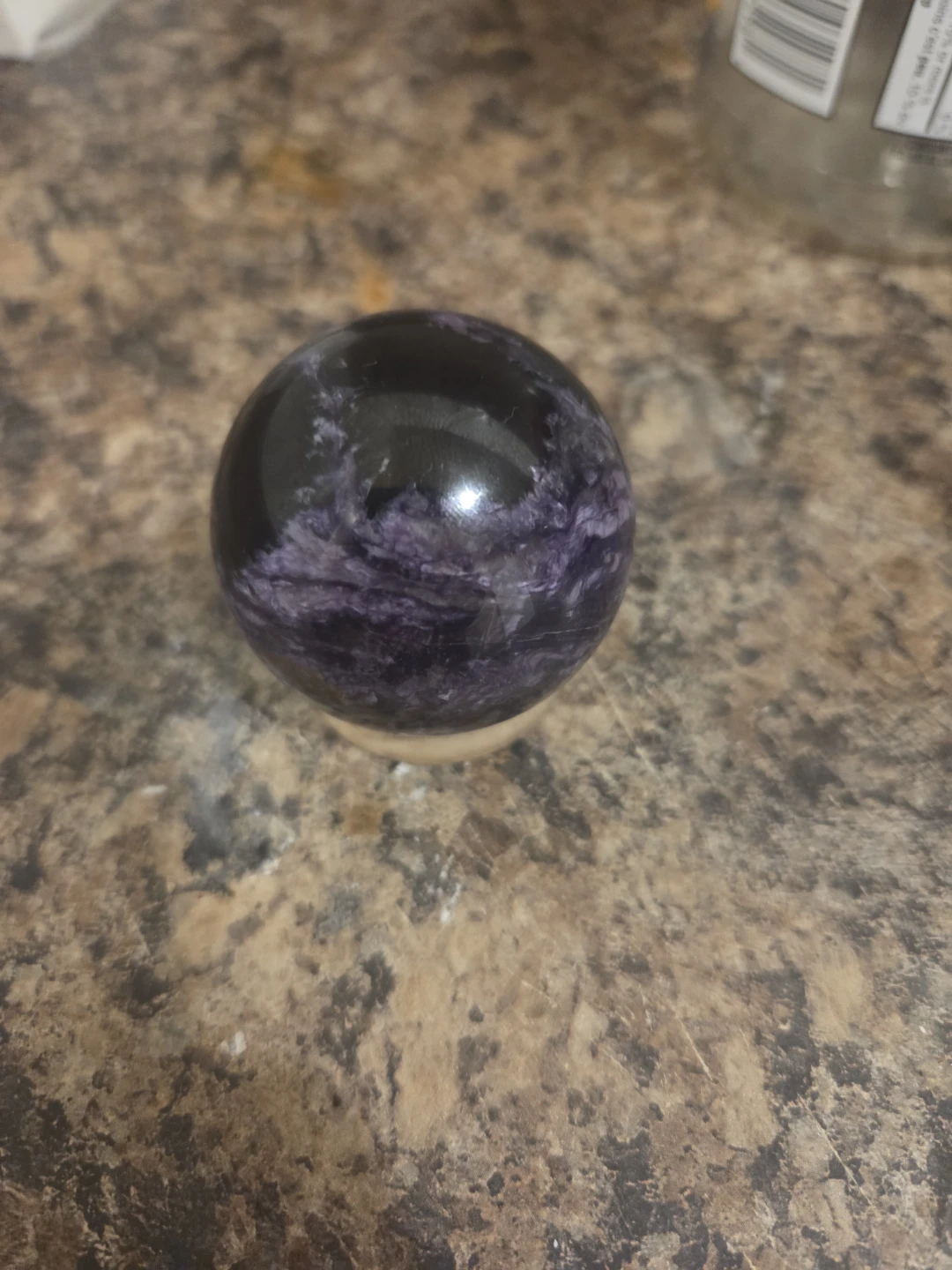 Charoite Sphere from Russia