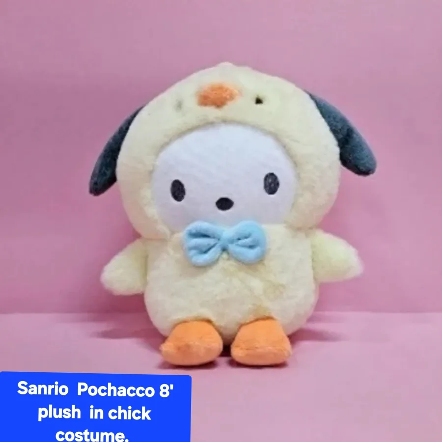 Sanrio Pochacco 8" Plush in Chick Costume