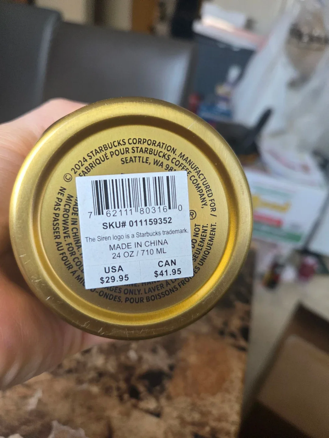 Brand New Starbucks Tumbler 24oz image indicator(2)