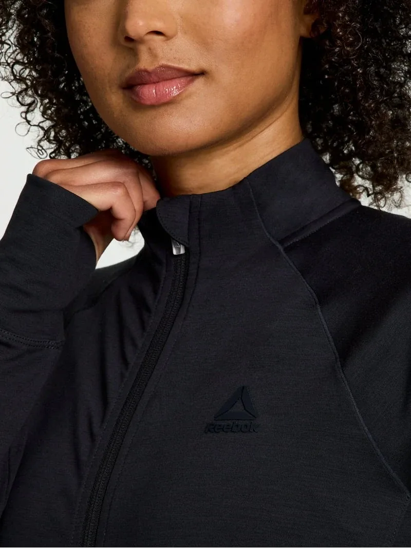 Reebok Women's Full Zip Jacket Black image indicator(7)