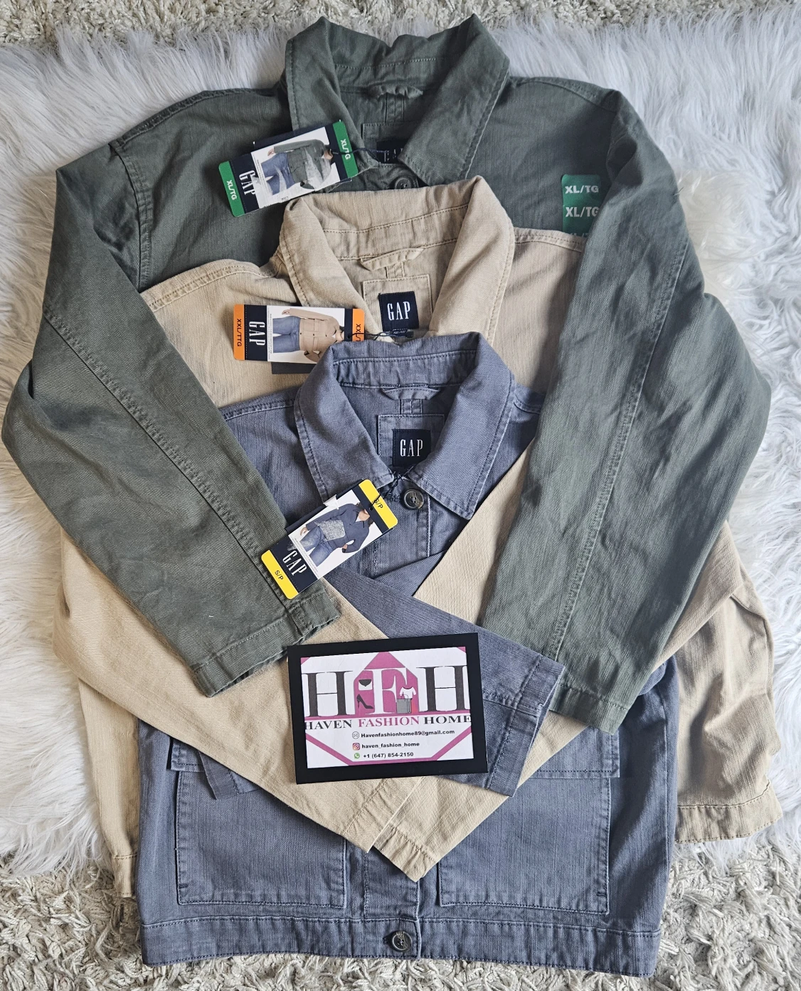 GAP Grey Denim Jacket - Size S - photo 2