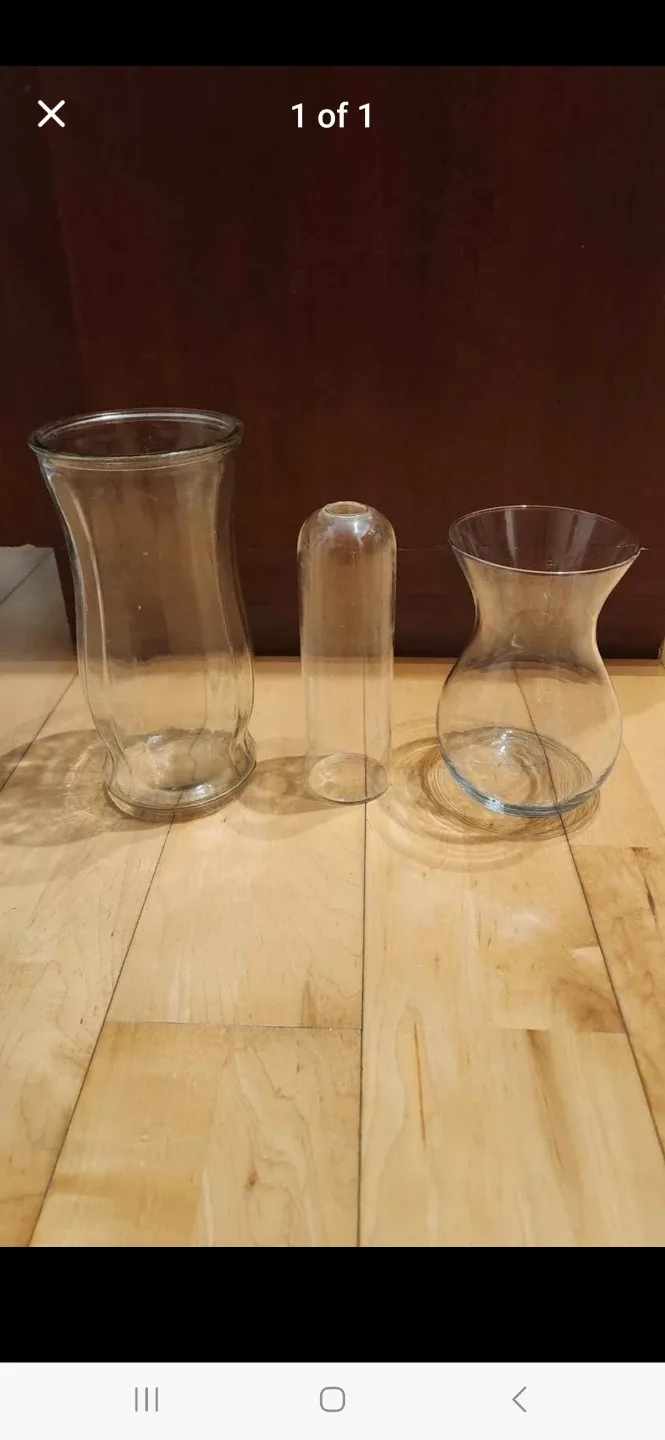 Clear Glass Vases