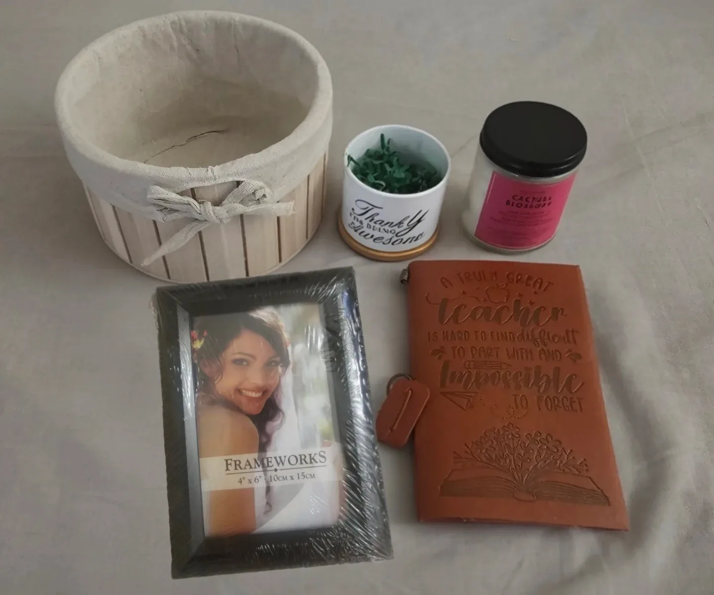 Gift Set with the basket for your teacher