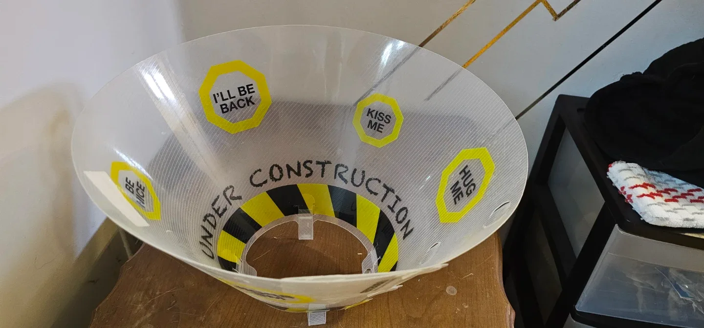 Dog Cone of Shame - Fun Design!