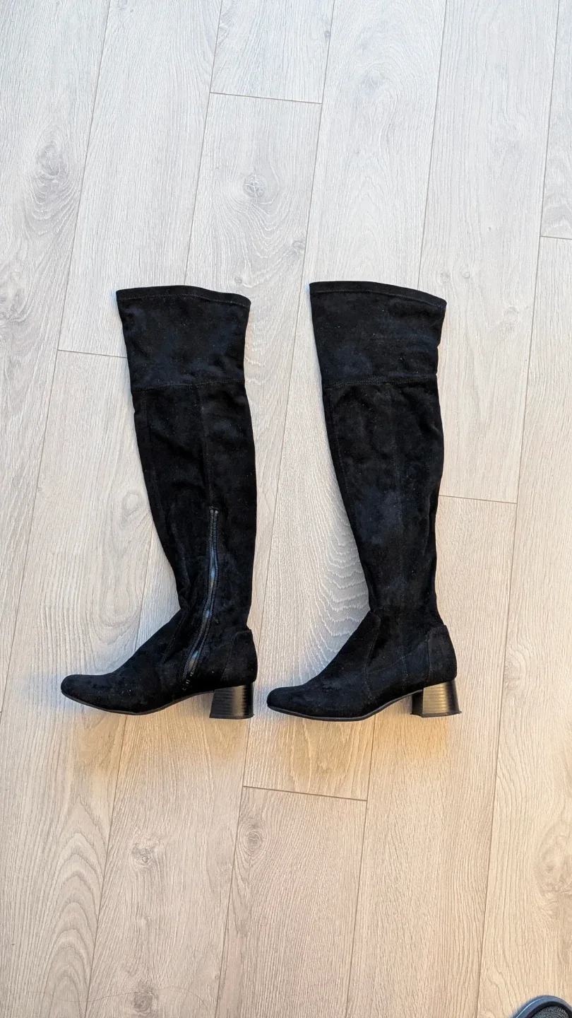 Naturalizer Womens Faux Suede Over-The-Knee Boots - Size US 6.5