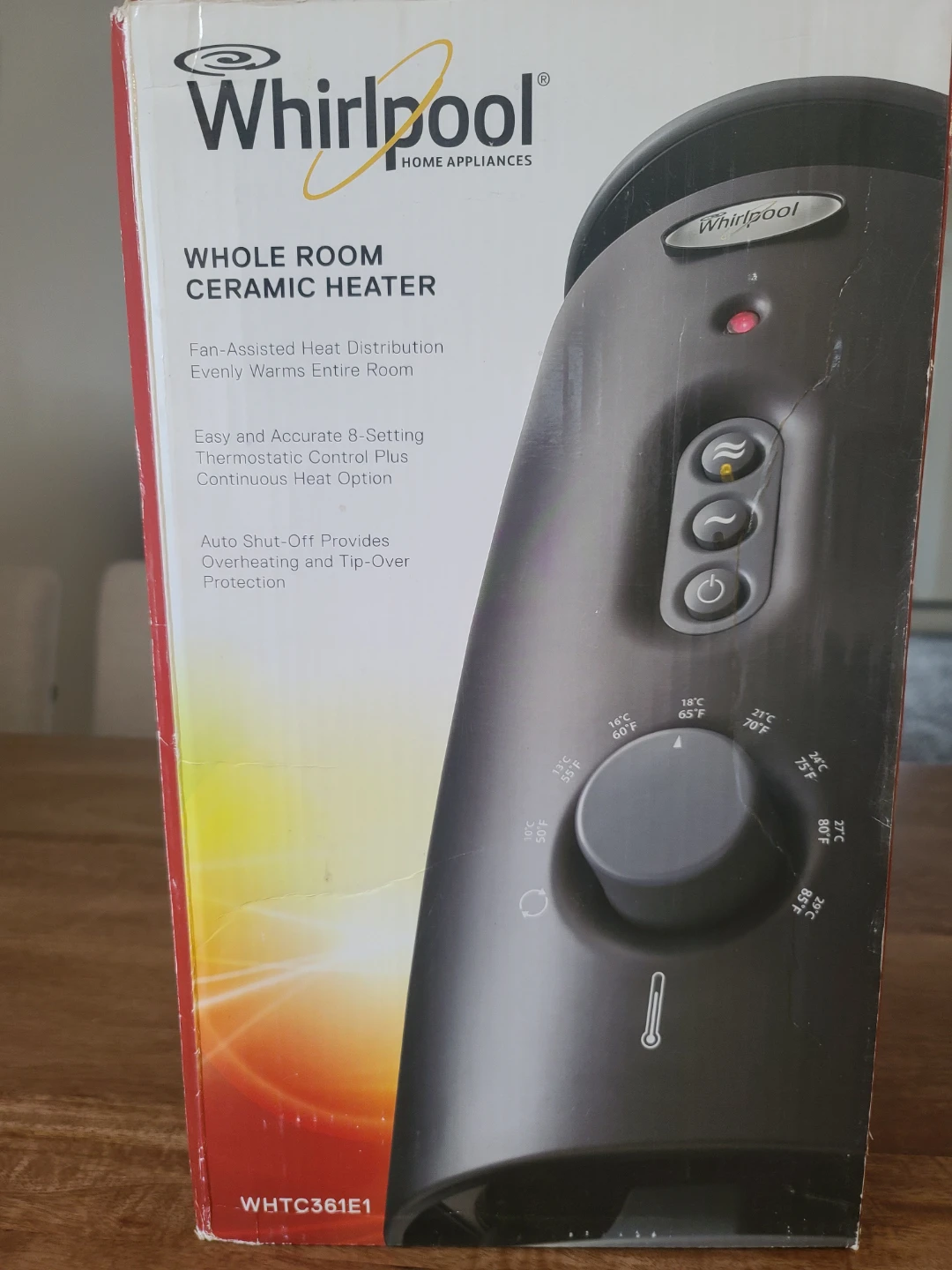Whirlpool Whole Room Fan-Assisted Ceramic Heater