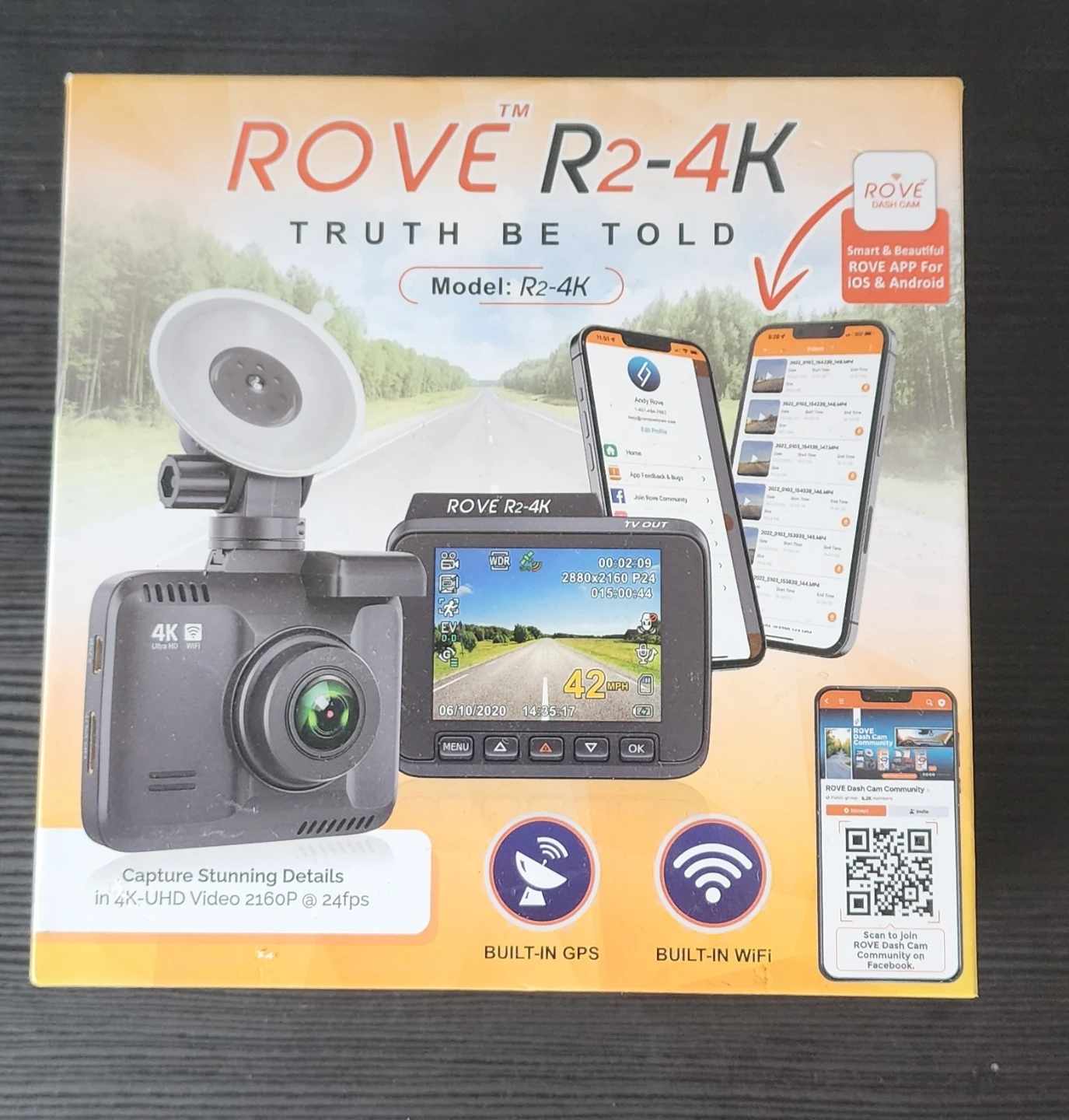 Rove R2-4K UHD Car Dash Cam for sale! - photo 2