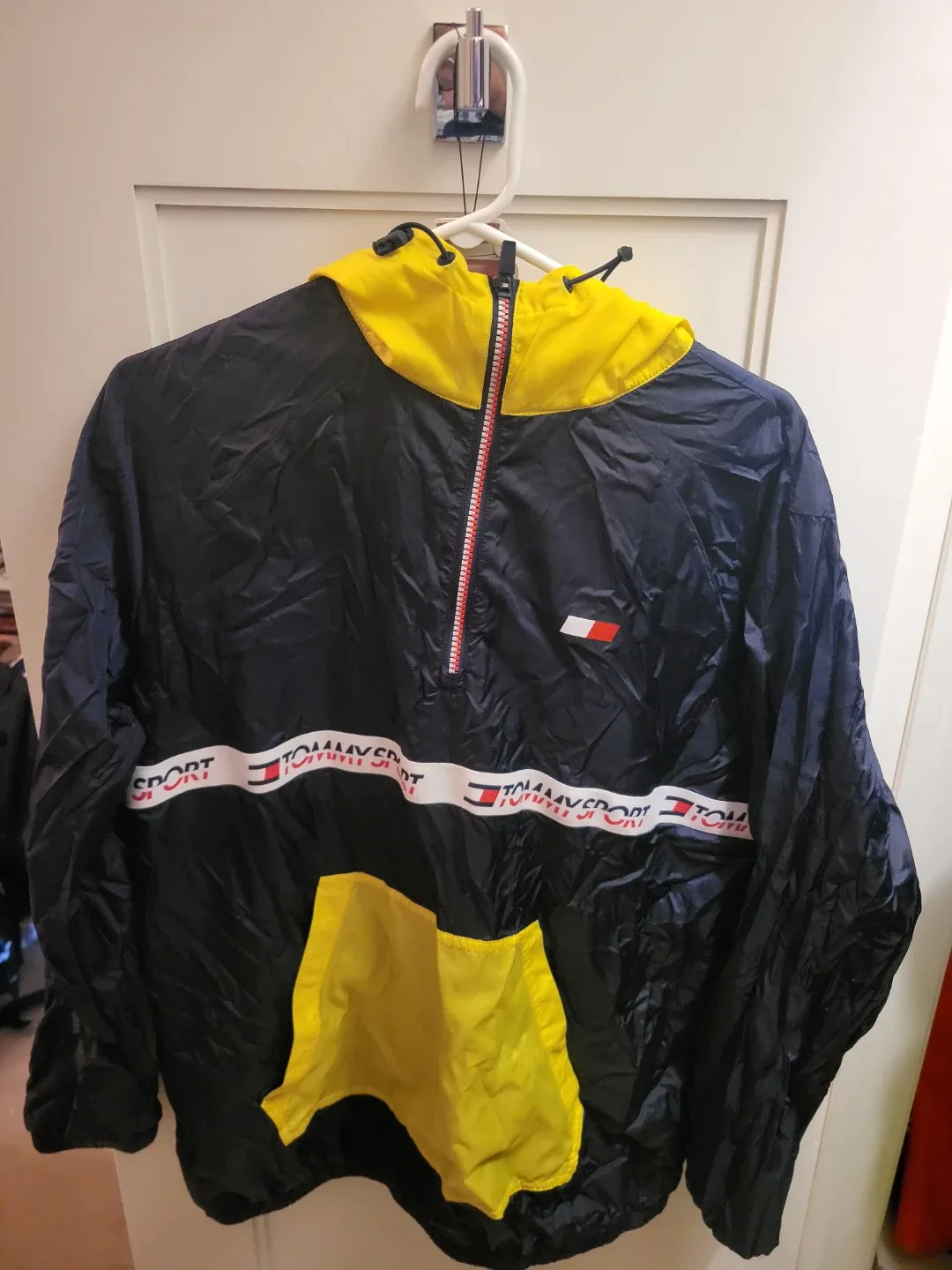 Tommy Hilfiger Sport Black & Yellow Pullover Jacket