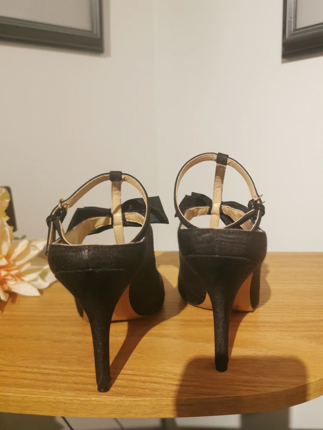 Nine West Black Heels with Bow s7.5 - photo 5