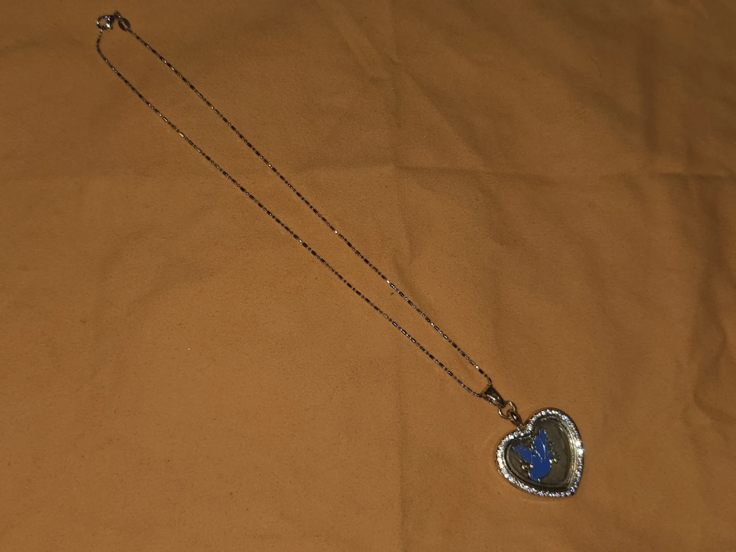 Heart Locket Italian silver Necklace