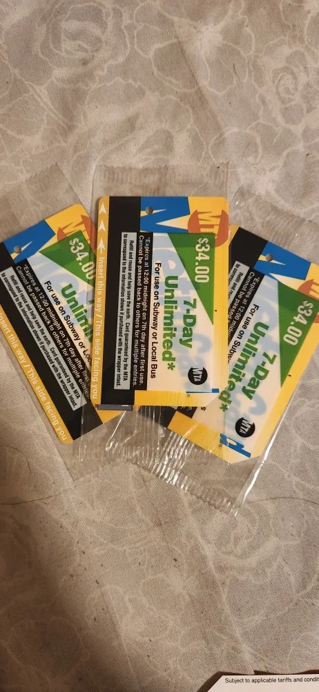 📣📣📣MTA 7-Day Unlimited MetroCard -get them b4 they're gone