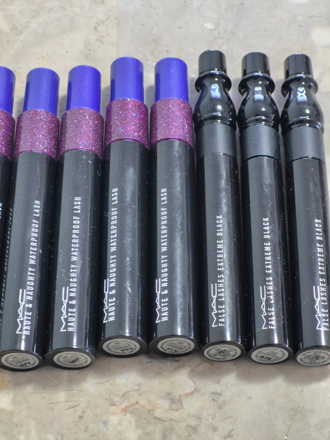 MAC Mascara, Estee Lauder Compact, Clinique Powder