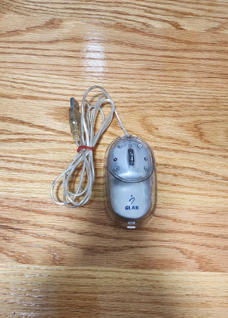GLAR Clear Computer Mouse ##Cleanout