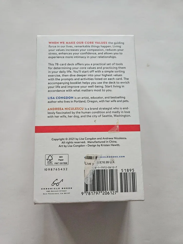 The Live Your Values Deck #Cleanout image indicator(2)