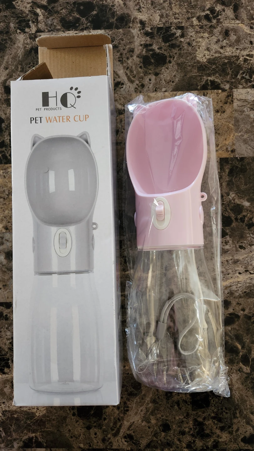 HQ Pet Products Pet Water Cup - Pink