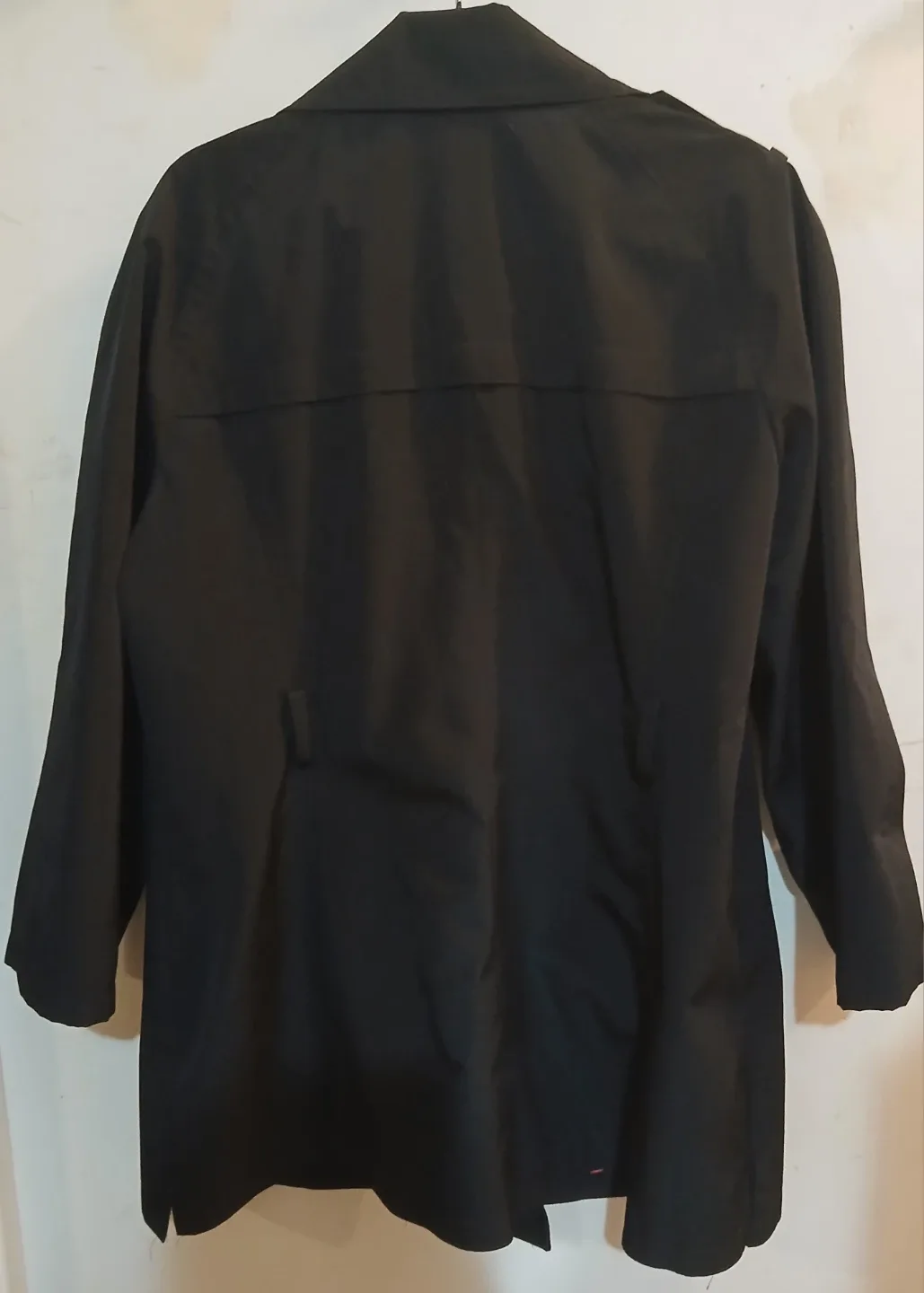 Women's Large Calvin Klein Black Trench Coat image indicator(2)