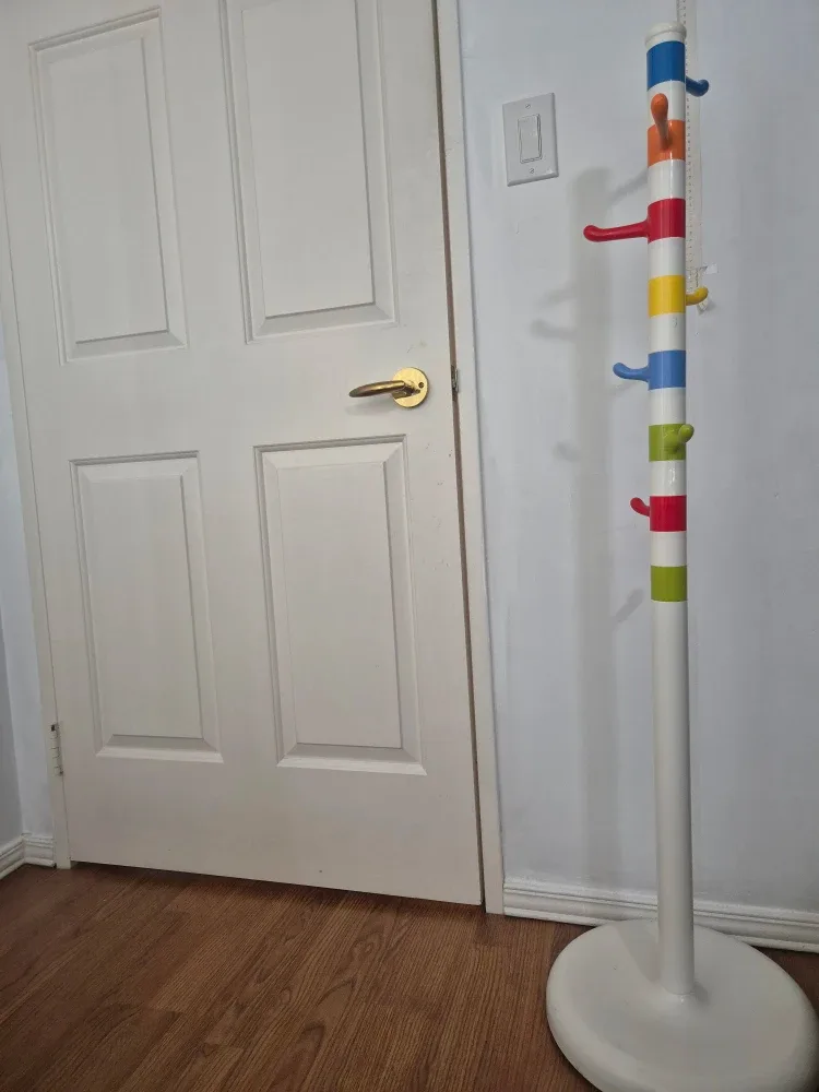 Colorful Standing Coat Rack
