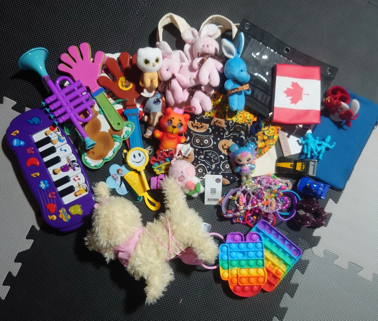 Mixed Toys Lot - Plushies, Musical Instruments & More!