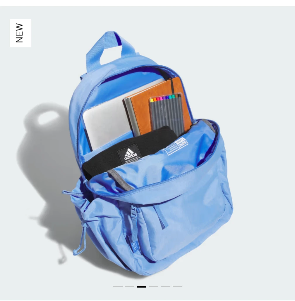 New Adidas Weekender Backpack - Light Blue - photo 3