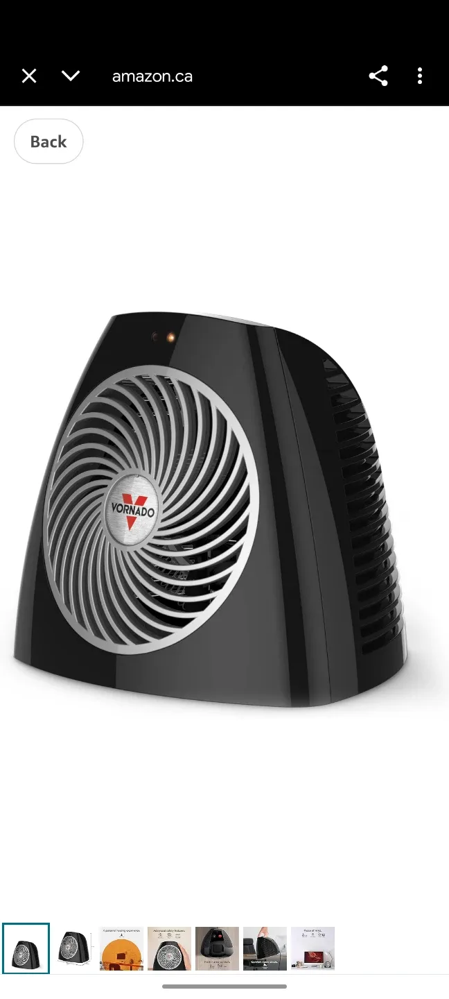 Vornado VH202 Personal Space Heater - #Cleanout image indicator(2)