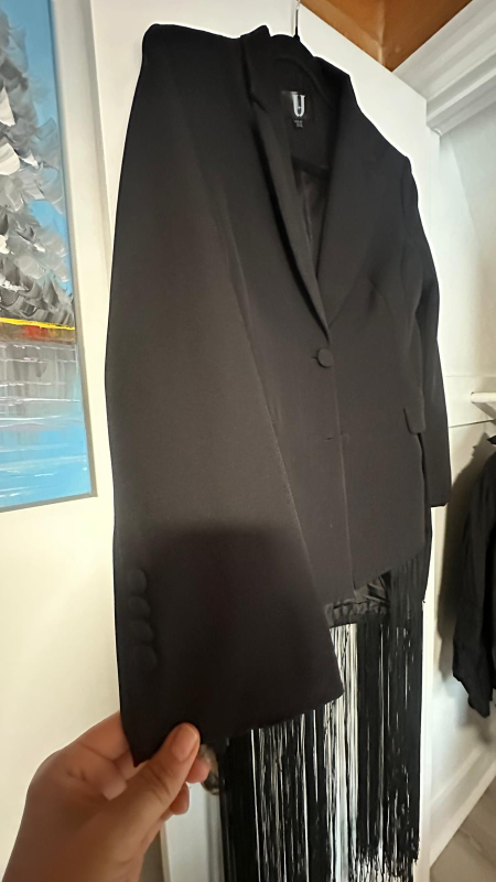 Long blazer with tassel -formal wear - photo 5