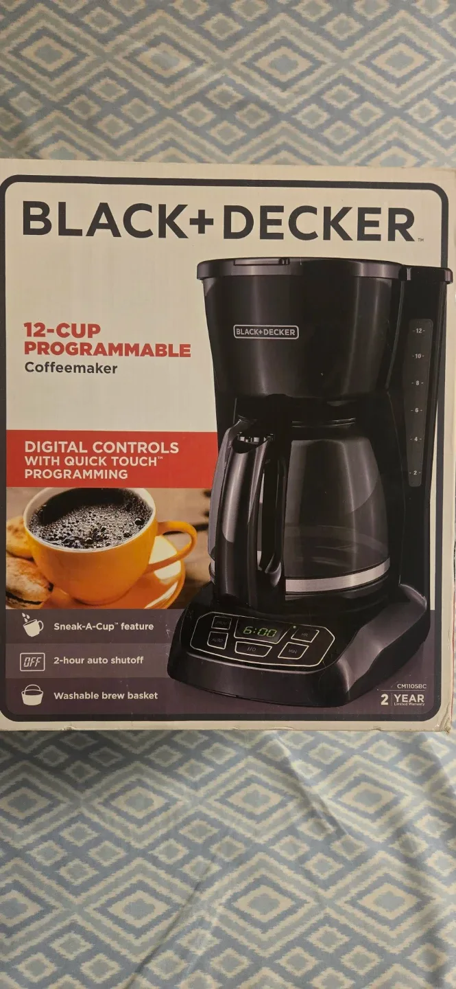 New Black+Decker 12-Cup Programmable Coffee Maker