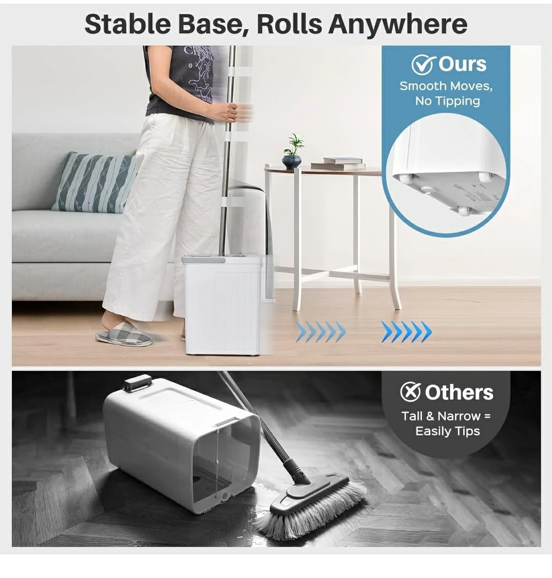 Self-Wringing Mop Bucket Cleaning System - photo 4
