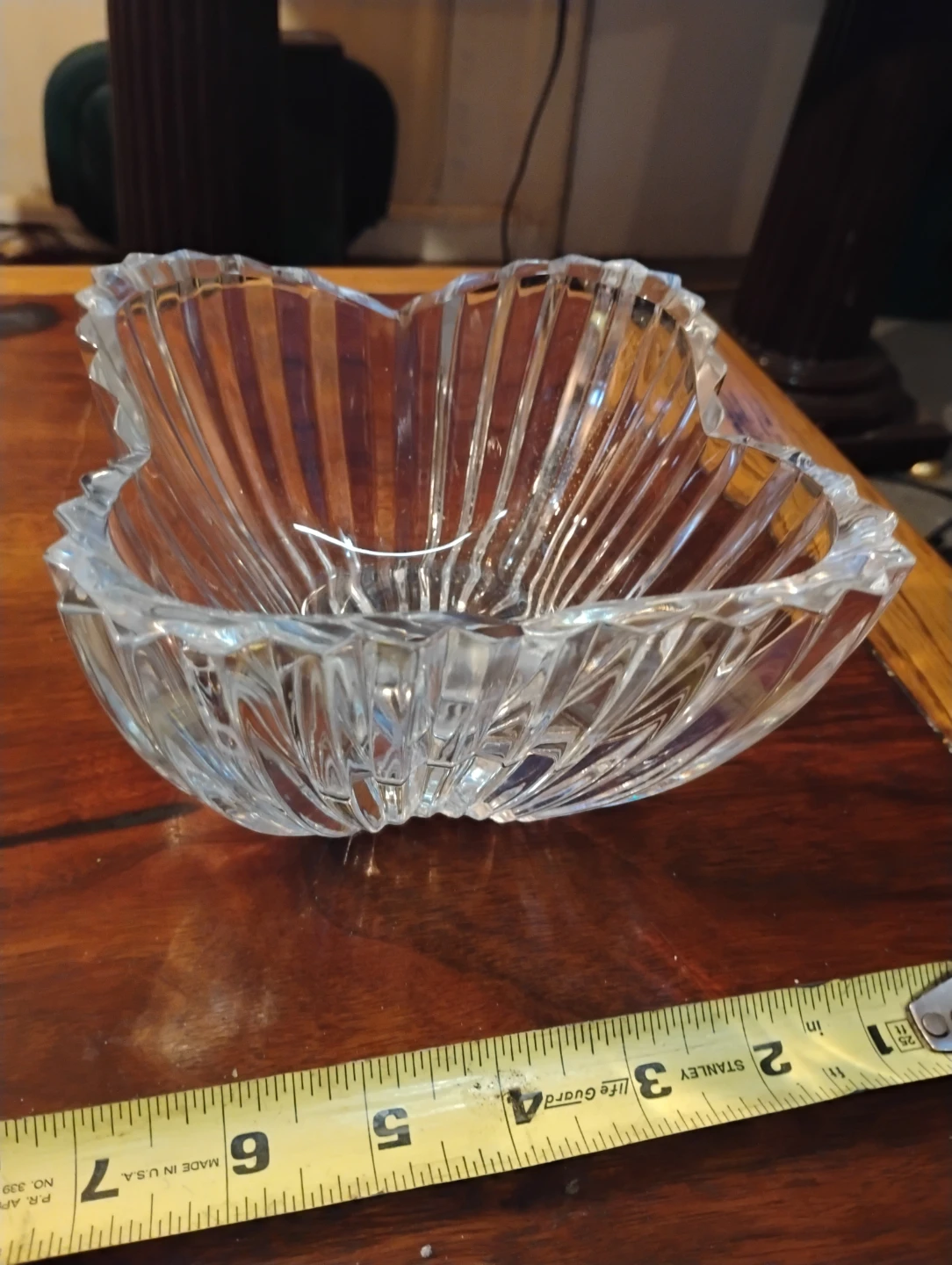 Crystal bowl.