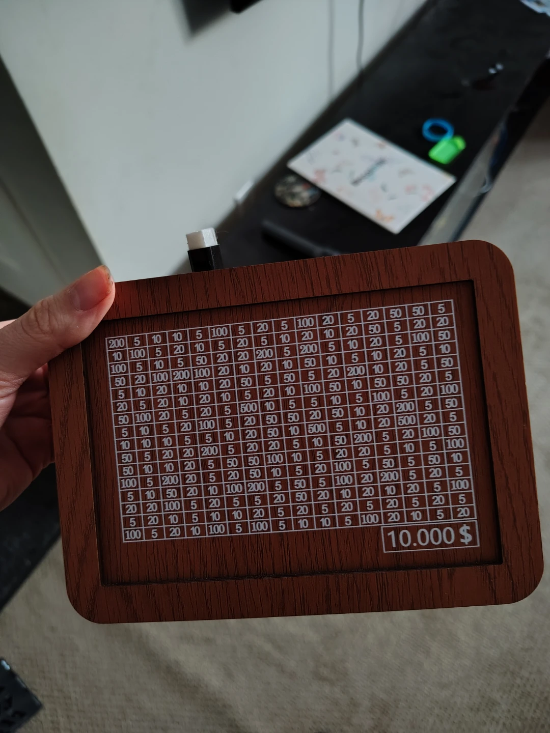 Savings challenge box