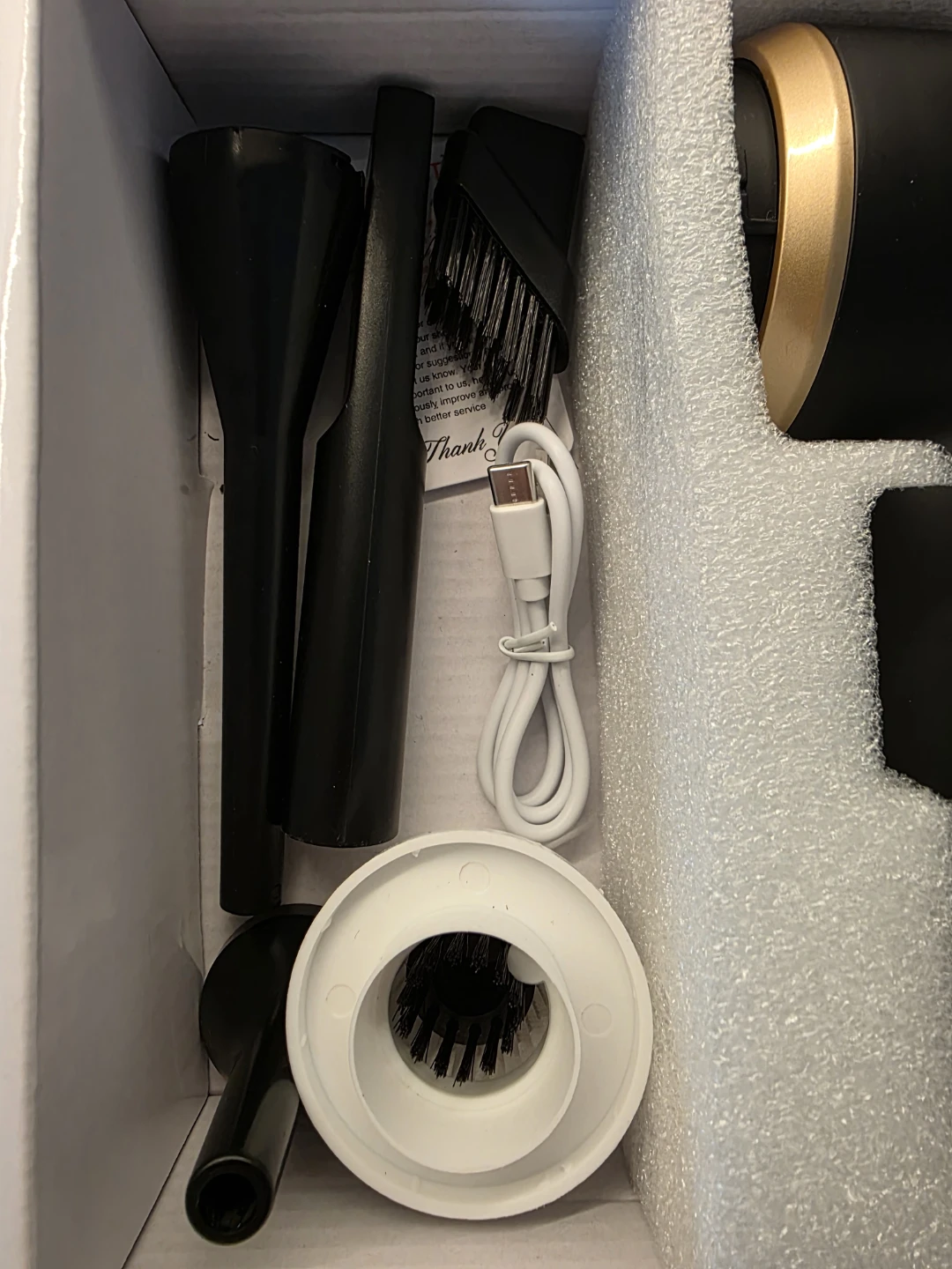 Cordless Handheld Vacuum Cleaner - Black & Gold - photo 2